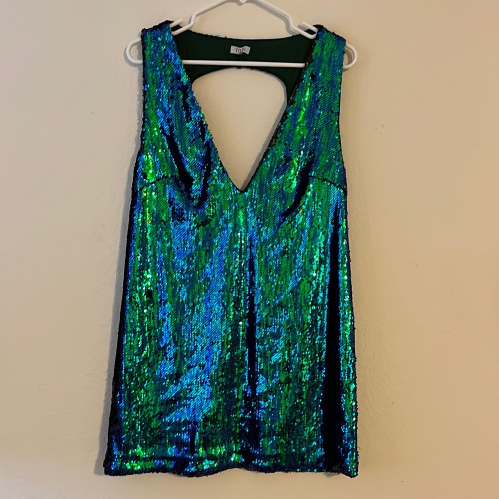 TOBI sequin mermaid vibe dress